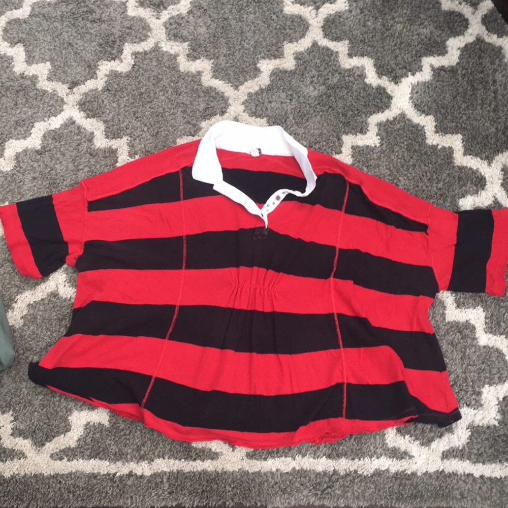 Free People collared shirt